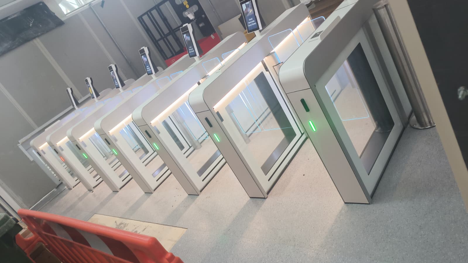 New e-gates at Stansted ready for handover